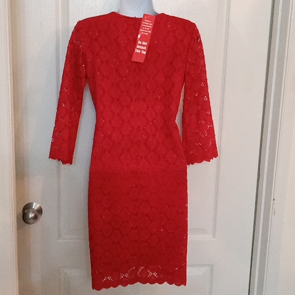 NWT๐FREE GIFT INCLUDED๐ Glittering Sparkling Evening Dress Knitted Stretch - Picture 7 of 11